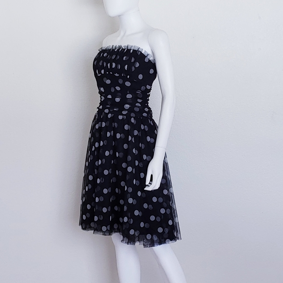 WOMEN'S MESH POLKA DOT DRESS | 8 - Picture 2 of 8